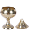 Gold Metal Puja Diya Gold Metal Puja Diya